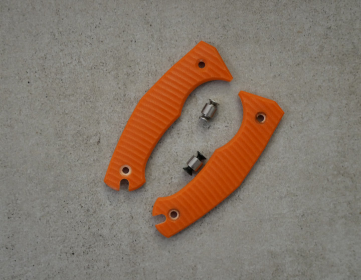 GMF1 Scales orange G10 Raindrop Muster