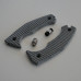 GMF1 scales black Micarta raindrop pattern