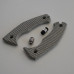 GMF1 scales green Micarta raindrop pattern