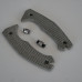 GMF1 scales green Micarta raindrop pattern